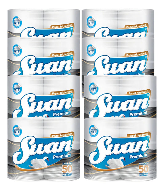Papel Higienico Doble hoja Swan 4x50 mts Manga 32 rollos