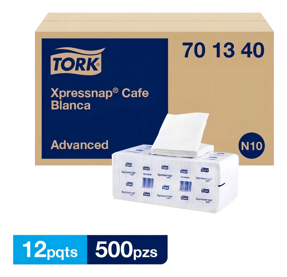 Servilleta TORK Xpressnap blanca 12 pack x 500 unidades