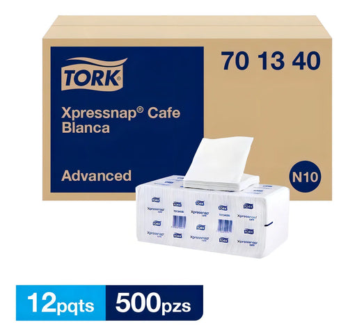 Servilleta TORK Xpressnap blanca 12 pack x 500 unidades
