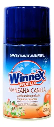 Desodorante Ambiental Repuesto Automático Manzana Canela Winnex