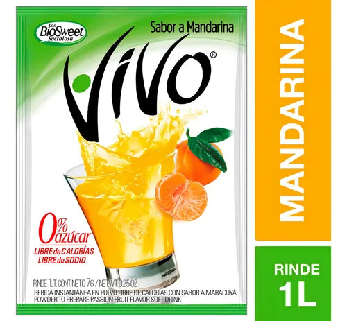 Caja Jugo Polvo Mandarina Vivo 10U