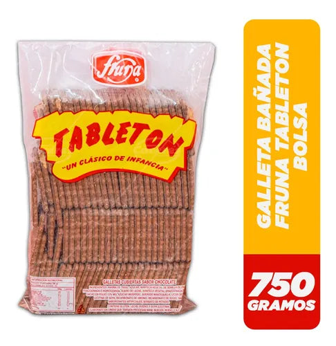 Galleta Chocolate Tableton Fruna 750 Gr