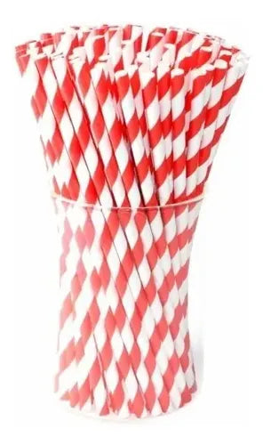 Bombilla Papel Bicolor con funda 300 unidades - Praha