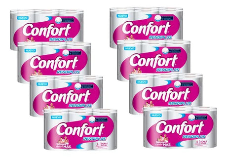 Pack Super Ahorro Papel Hig Confort 6x20 mts - 48 rollos + Toalla de Papel Nova 3x12 mts - 24 rollos + Servilleta Ovella 300 unid