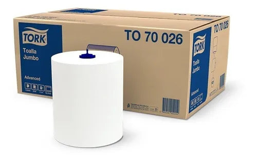 Toalla en Rollo Jumbo Tork Advanced 6 rollos de 250 Metros