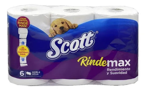 Manga Higienico Scott Rindemax 6x22 mts 48 rollos