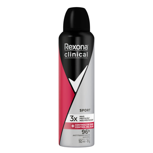 Desodorante Rexona Clinical Men Sport aerosol 150 ml