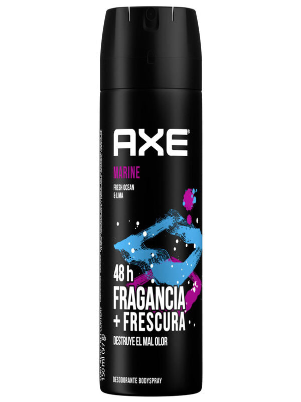 Desodorante en aerosol Axe marine 48h 150 ml