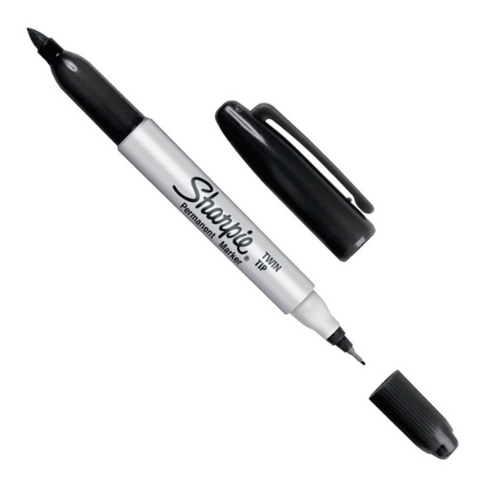 Marcador Doble Punta Negro Sharpie