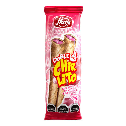 Sufle Relleno Frutilla Chirlito 25 gr