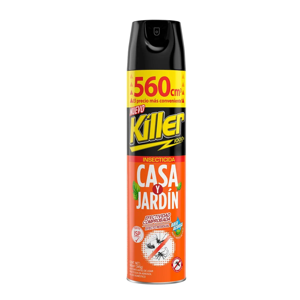 Insecticida Killer Casa y Jardín 560 ml