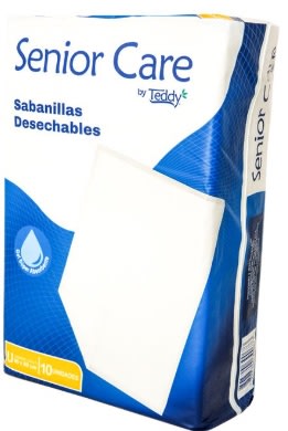 Sabanilla Teddy senior care 10 unidades