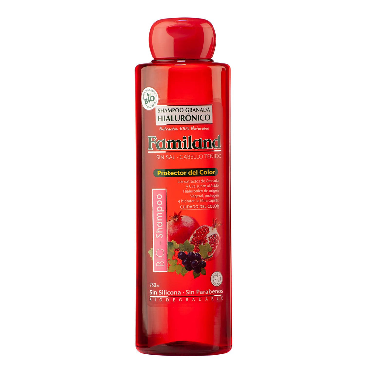 Shampoo Familand granada uva 750 ml