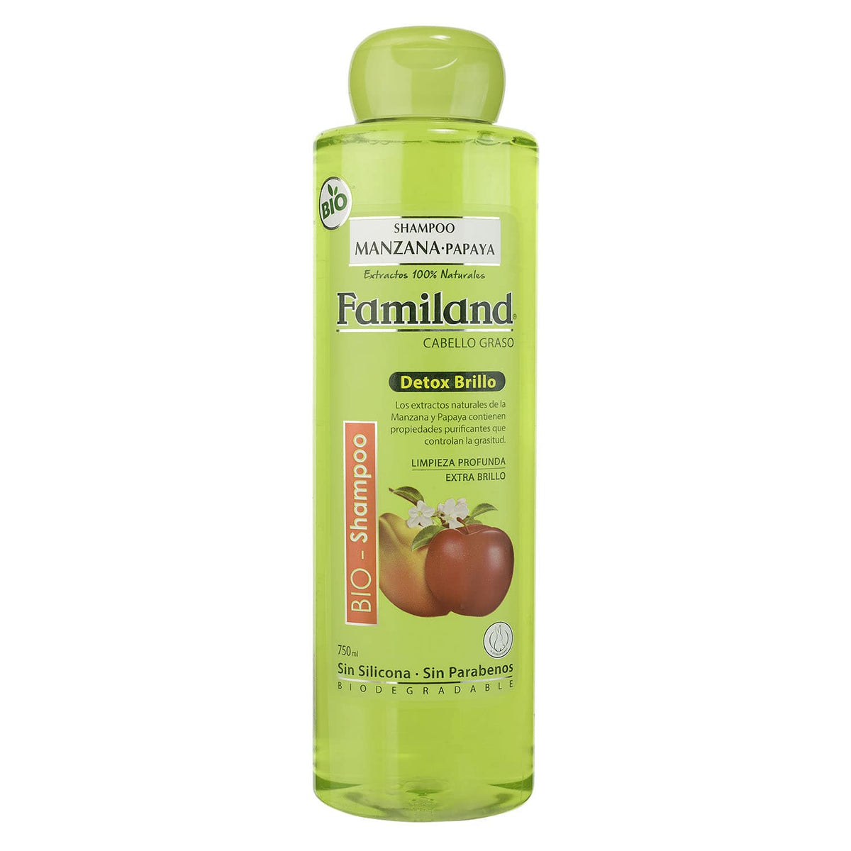 Shampoo Familand manzana papaya 750 ml