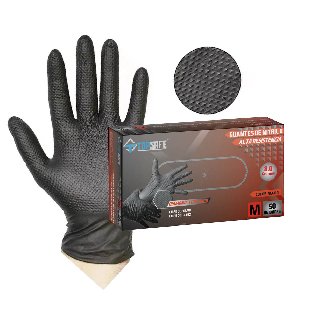 Guantes texturizado talla M Omicaan