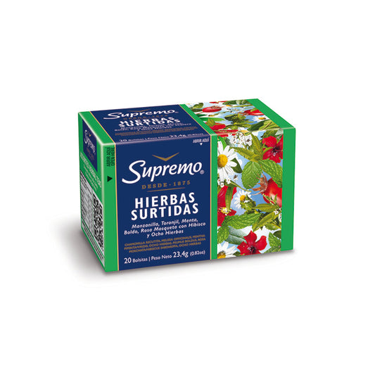Te de Hierbas Surtidas Supremo 20 bolsas