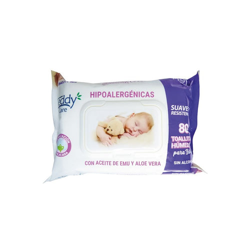 Toallitas húmedas Teddy 80 unidades