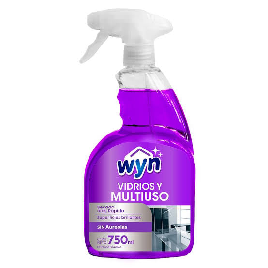 Limpiavidrios Wyn Multiuso 750 ml con Gatillo