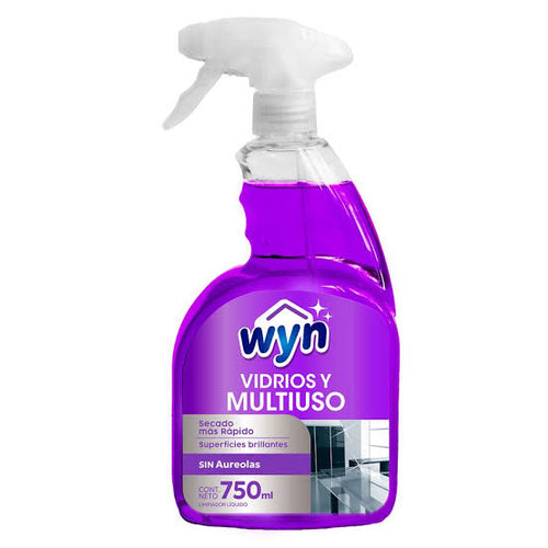 Limpiavidrios Wyn Multiuso 750 ml con Gatillo