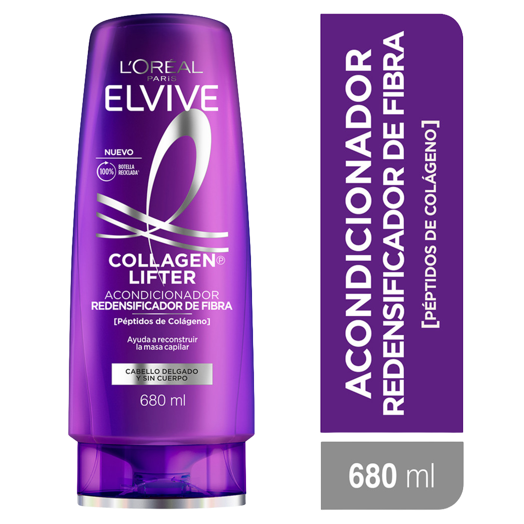 Acondicionador L'Oréal Elvive Collagen Lifter 680 ml