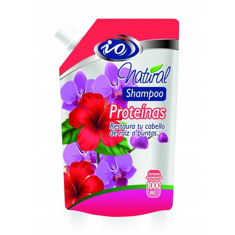Shampoo IO Natural Proteínas 1 Litro en Doypack