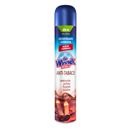 Desodorante ambiental Winnex antitabaco 400 ml