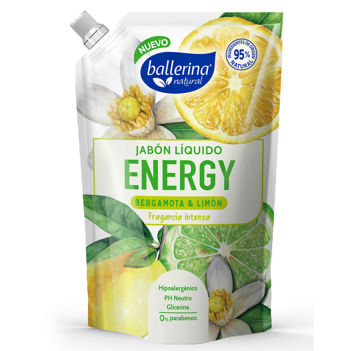 Jabón Liquido Ballerina Energy 750 ml