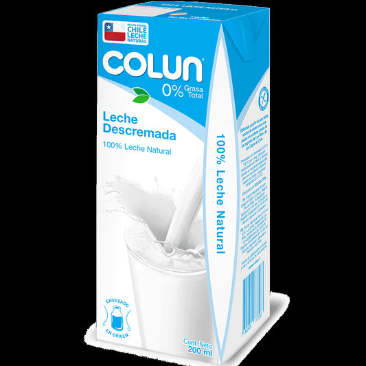 Leche Descremada Colun 200 ml