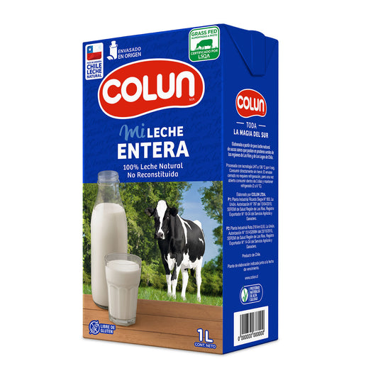 Leche Entera Colun 1 Ltr.