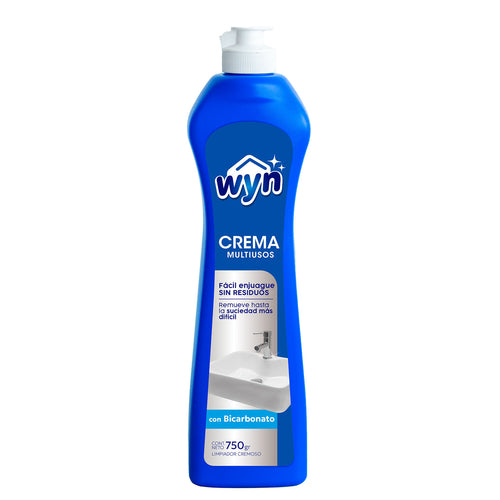 Limpiador en Crema Wyn Bicarbonato 750 ml