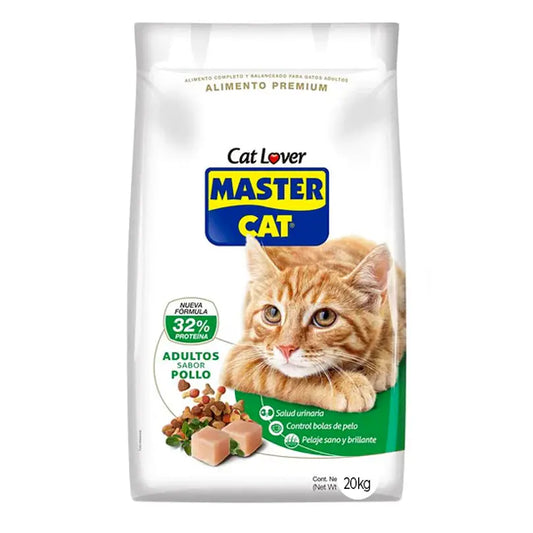 Alimento Master Cat Adulto Pollo 20 kg