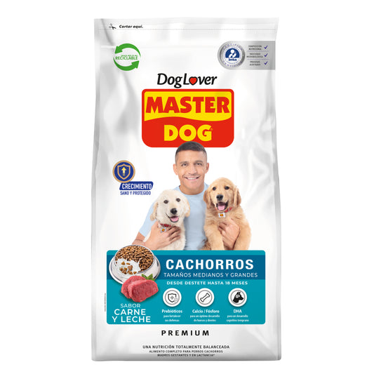 Alimento Master Dog Premium Cachorro 18 kg