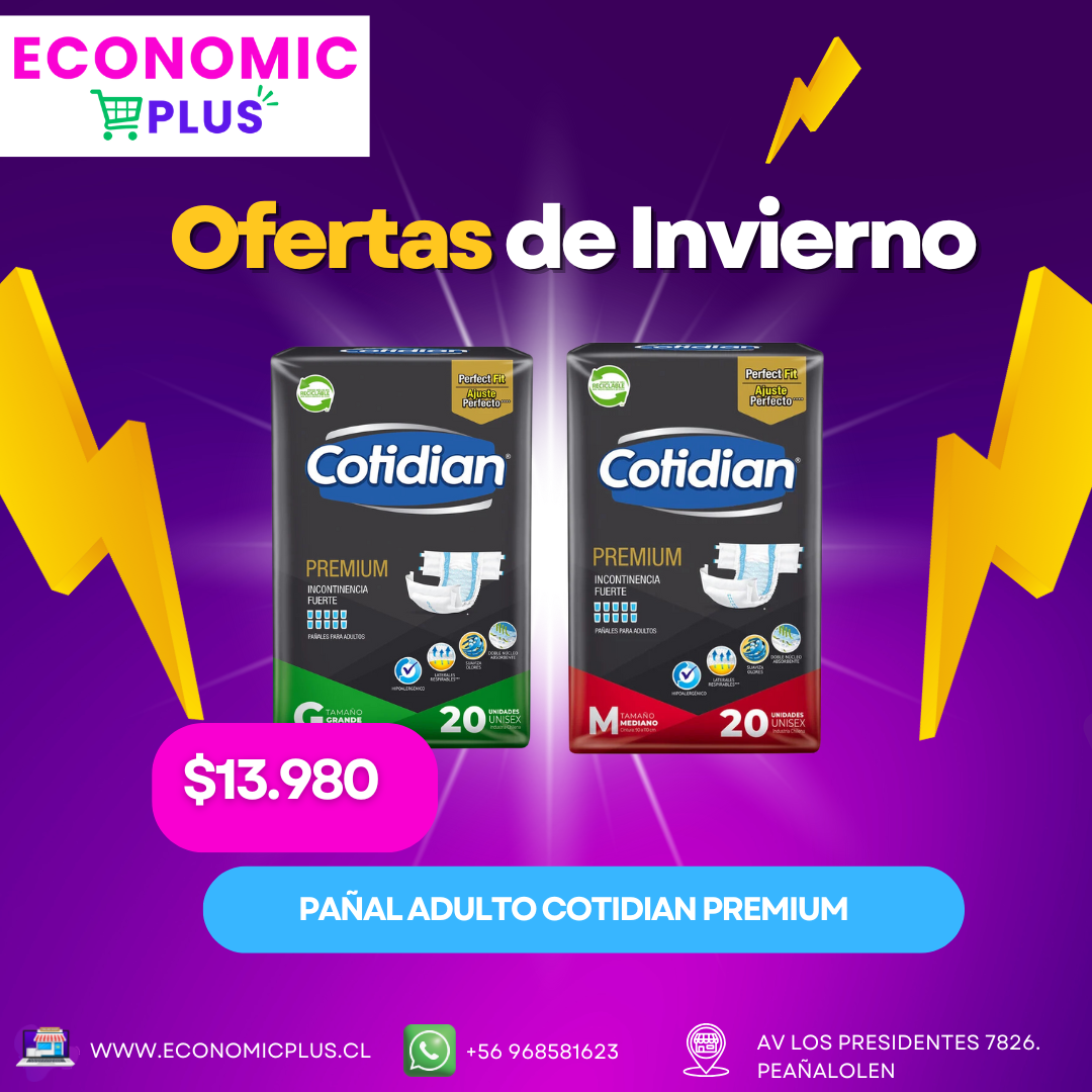 Pañal de Adulto Cotidian Premium Talla G-20