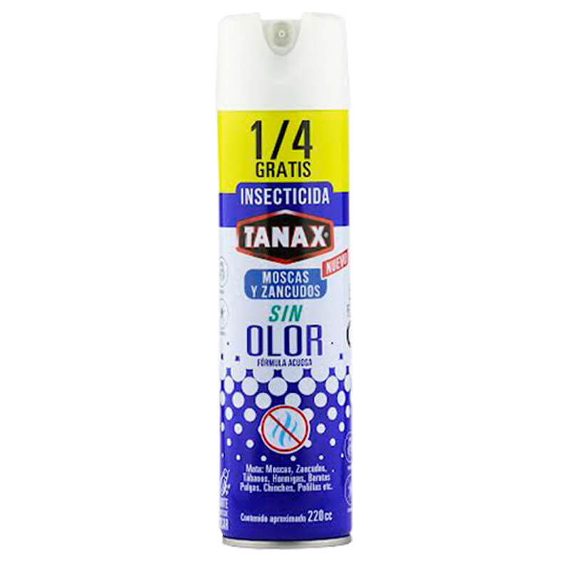 Insecticida Tanax Moscas y Zancudos sin Olor 220 cc