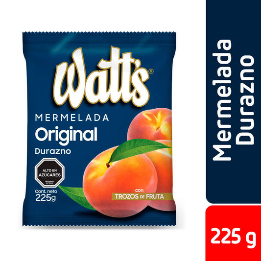 Mermelada Durazno Watts 225g