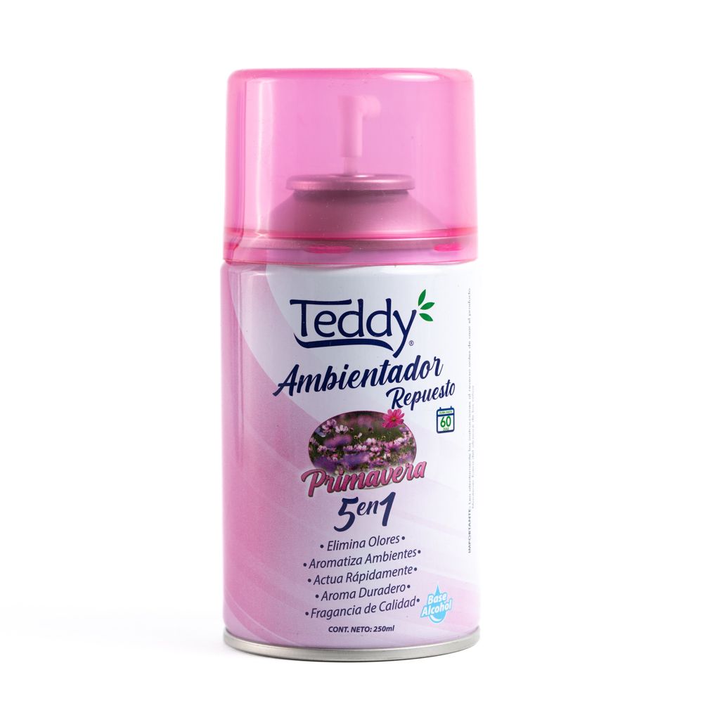 Desodorante Ambiental Automatico repuesto Primavera Teddy 250 cc