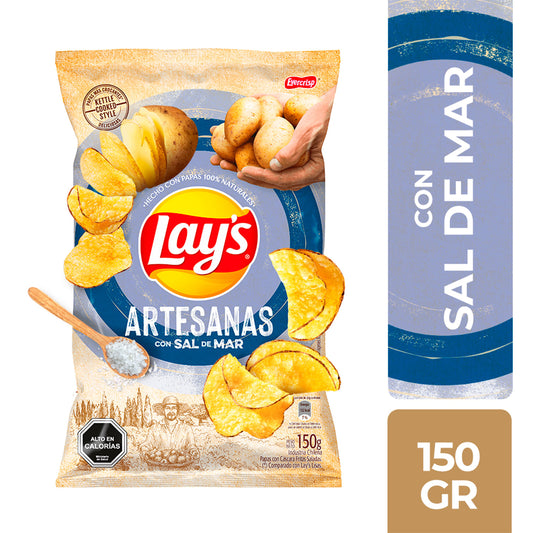 Papas Fritas Artesanal Sal de Mar 150 grs