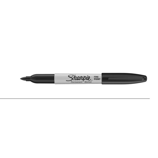 Marcador Permanente Punta Fina Negro Sharpie