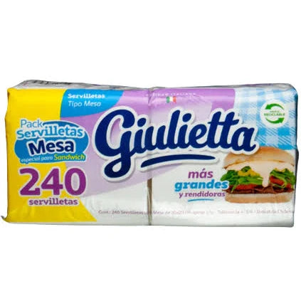 Servilletas de mesa Giulietta 30 x 29 cm 240 unidades