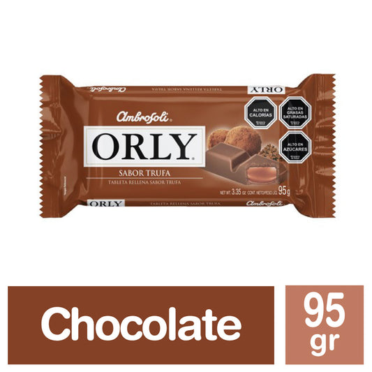 Chocolate Barra Orly Trufa 95g