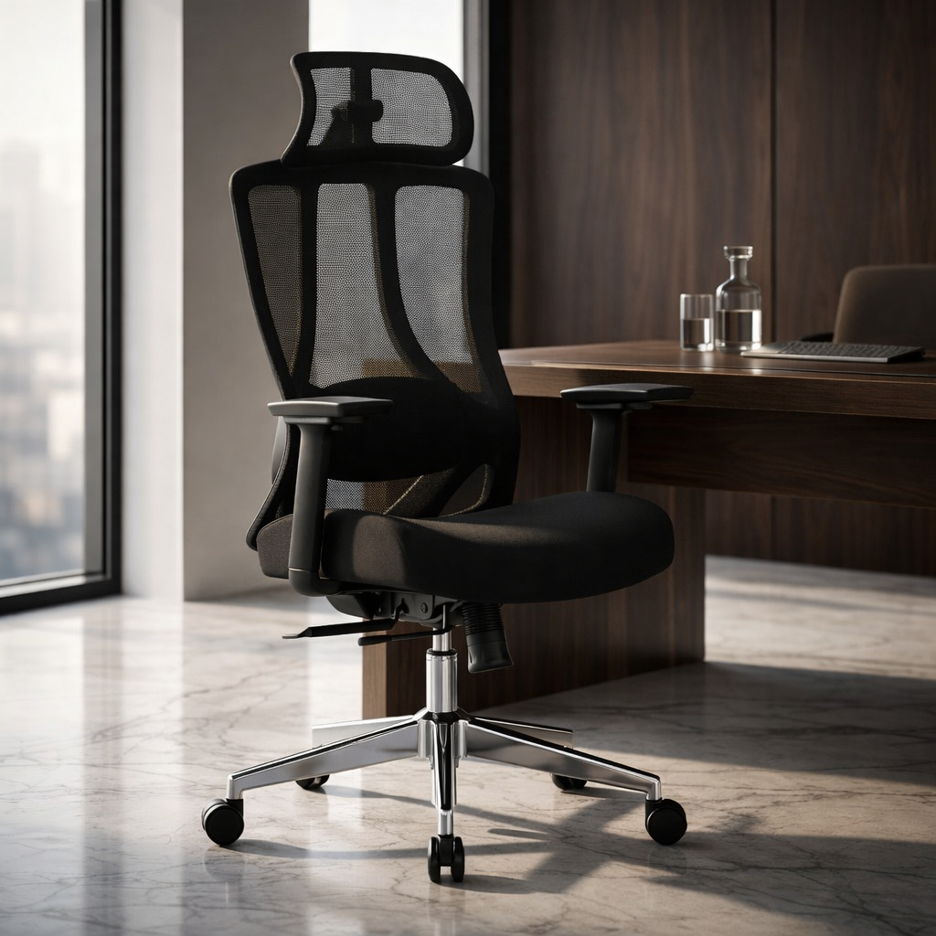 Silla de Escritorio Ergonómica Profesional - Valtora - Tiya Aqua
