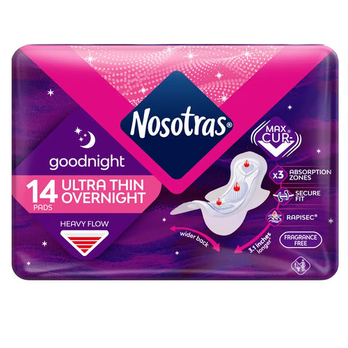 Toallas higiénicas Nosotras Buenas Noches Invisible 14 unidades