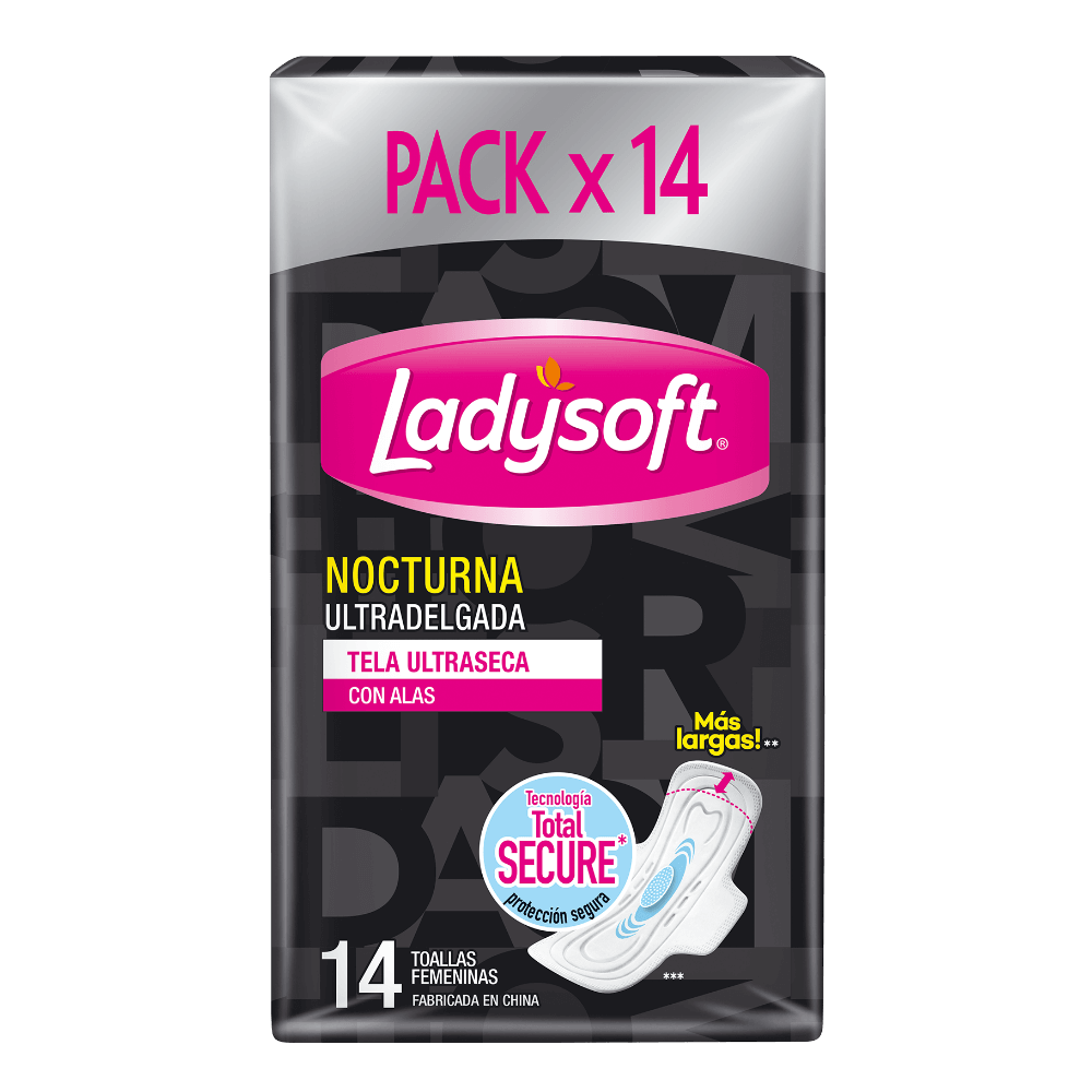 Toalla Higienica Ladysoft Nocturna x14