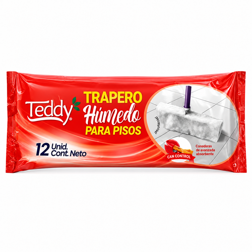 Trapero húmedo multipiso Teddy aroma manzana canela