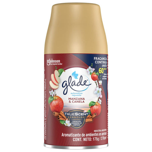 Desodorante Glade recarga Automatica Manzana Canela