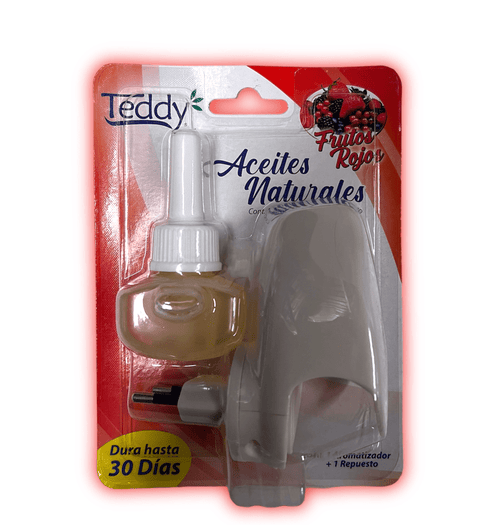 Ambientador Enchufe + Repuesto Frutos Rojos - Teddy