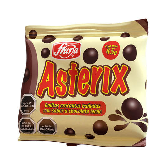 Bolitas Chocolate Asterix Fruna 45 gr
