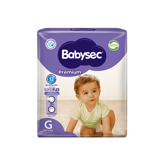 Pañal Babysec Premium Care Talla G