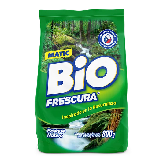 Detergente Polvo Biofrescura Bosque 800 grs