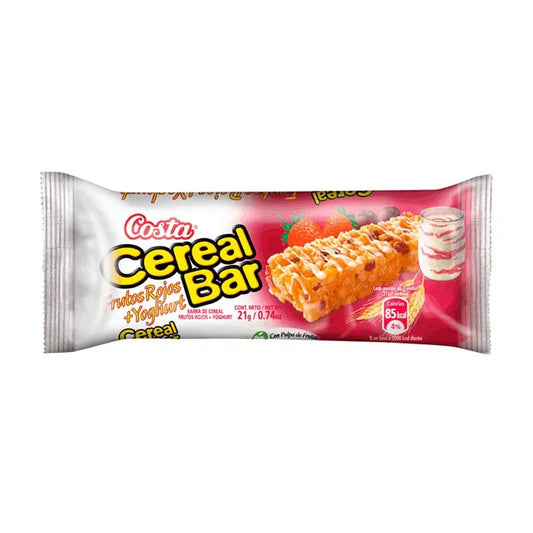 Cereal Bar Frutos Rojos Yoghurt Costa 21 g
